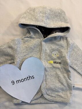 Petit Lem - Gray Jacket with lion design